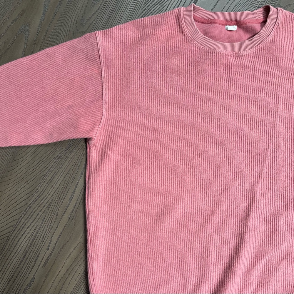 Aerie oversized corded crewneck